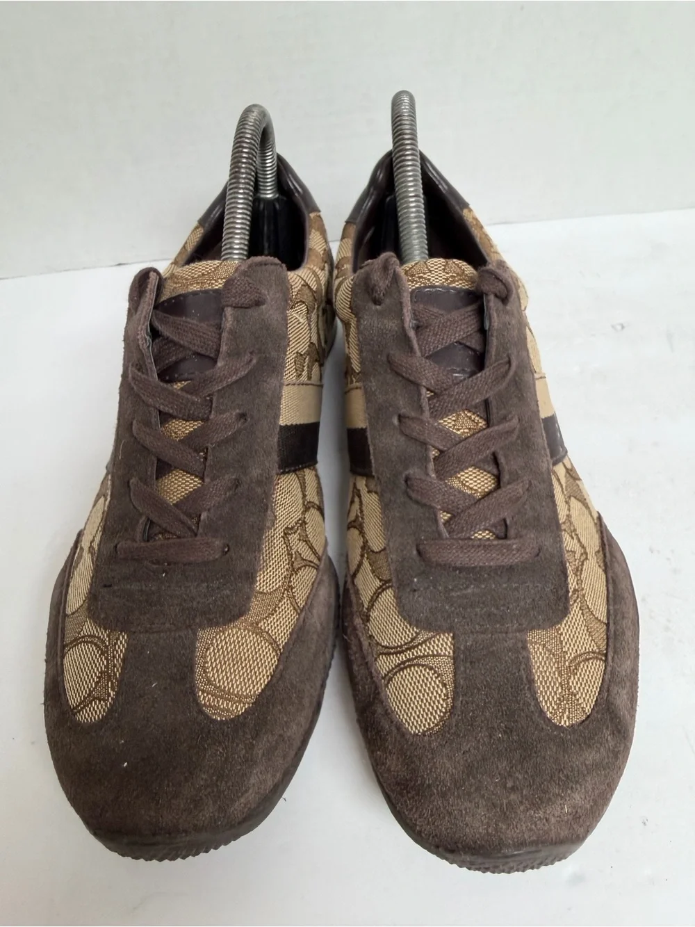 Coach Kelson A00775 Signature Brown Women's Sneakers Size 8.5B